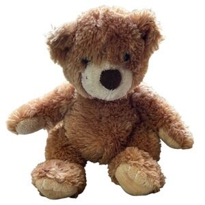 Russ Berrie Carmelot Teddy Bear Plush Brown Shaggy Stuffed Animal 10" Toy